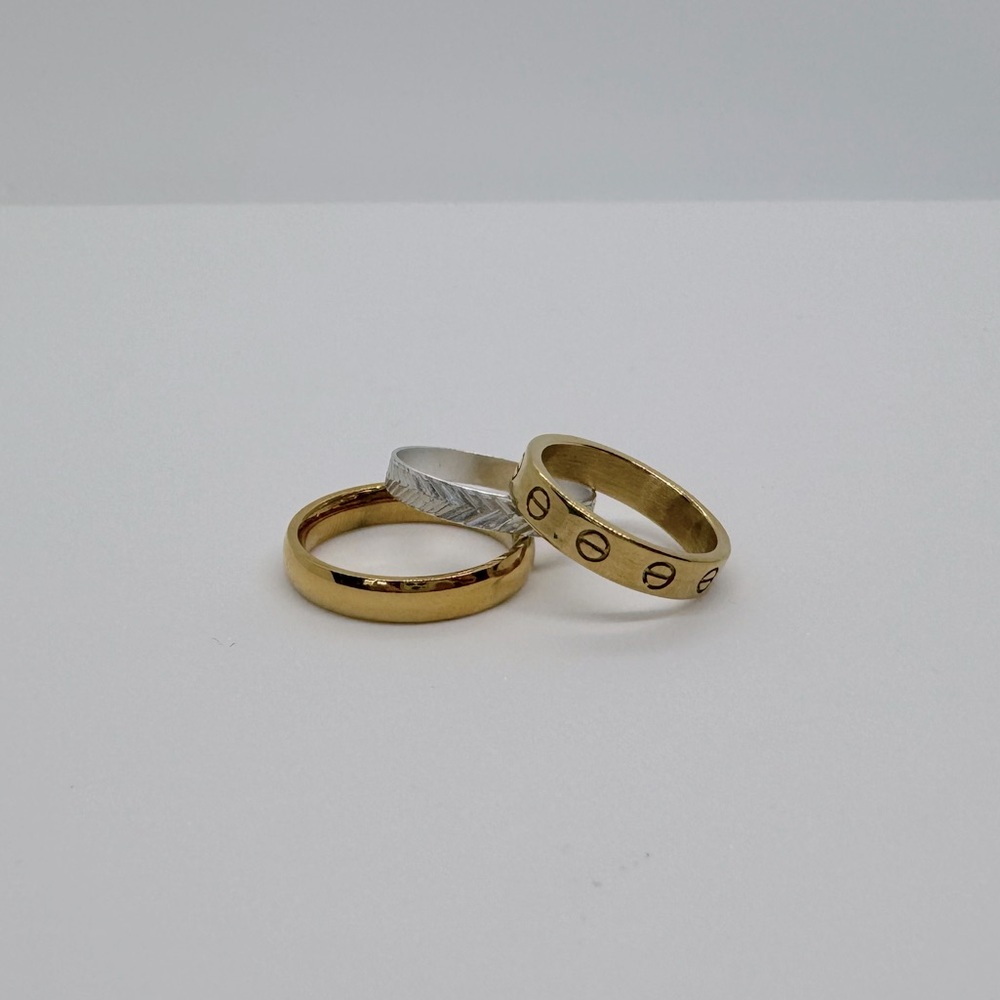 Mixed Metal Ring Pack